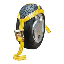 Load image into Gallery viewer, Cargo Control Tire Strap w Rat - Young Farts RV Parts