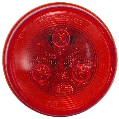 CLEAR LIGHT ROUND RED 2\ - Young Farts RV Parts