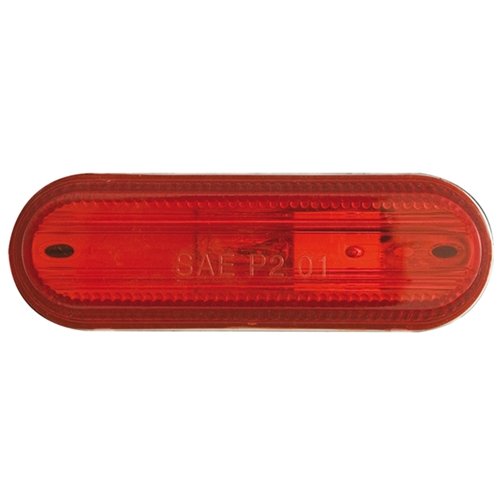 CLEAR.LIGHTS RED OVAL - Young Farts RV Parts