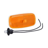 Bargman 30-59-002 Clearance/Side Marker Light (with White Base - Amber)