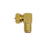 Coaxial Right Angle F Adapter