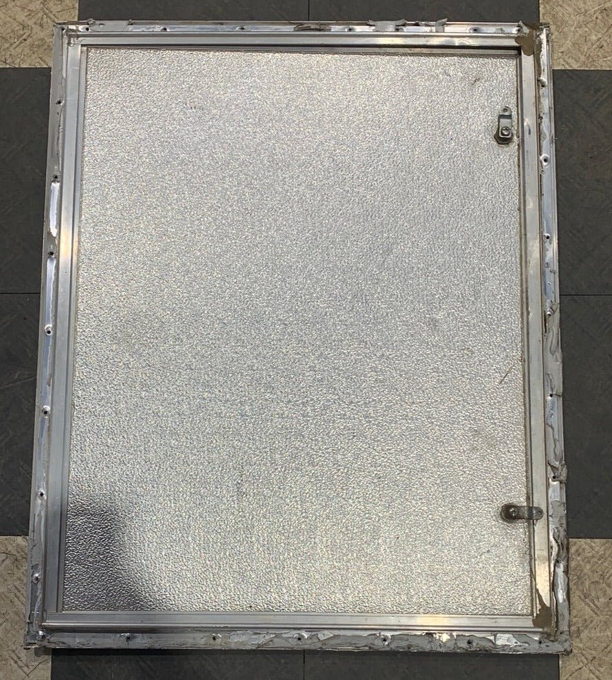 Copy of Used Square Cornered Cargo Door 29 3/4 x 23 3/4 X 3/4"D - Young Farts RV Parts