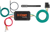 CURT Manufacturing 56146 Powered 3-to-2-Wire Splice-in Trailer Tail Light Converter with 4-Pin Wiring Harness