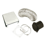 Deluxe Vent Kit With Chromed Ducting