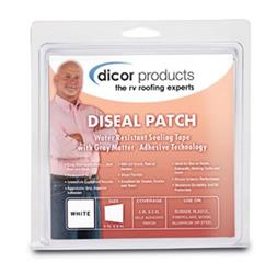 Dicor 522TPO - 450 - 1C Diseal Roof Repair Tape 4"X50' - White - Young Farts RV Parts
