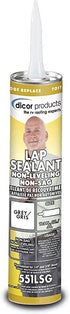 Dicor 551LSG-1 - Non-Sag Lap Sealant Grey (Case of 12 x10.3 oz) - Young Farts RV Parts