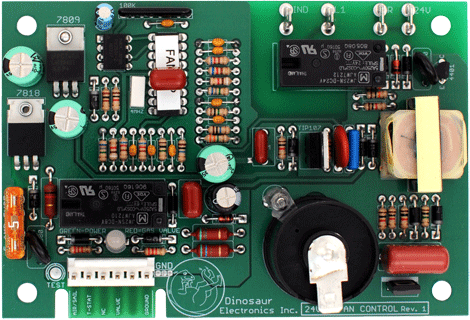 Dinosaur Electronics ( UIB 24VAC FAN ) | 24V AC Fan Control Ignitor Control Board (PARK MODEL) - Young Farts RV Parts