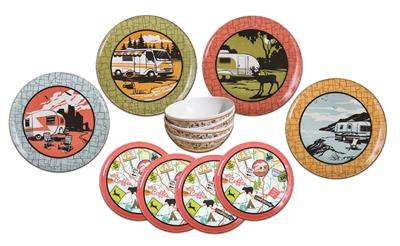 Dish Set Camp Casual CC-001 - Young Farts RV Parts