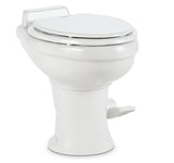 Dometic 302300071 Model 300 Toilet Standard High Profile with Pedal Flush Control - White