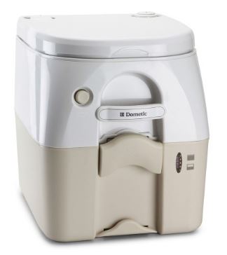 dometic 301197506 *SPECIAL ORDER* TOILET PRTBL 975MSD-GRAY - Young Farts RV Parts