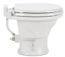 Load image into Gallery viewer, Dometic 310 Series Toilet Low Profile Ceramic White with Pedal Flush Control 302311681 - Young Farts RV Parts