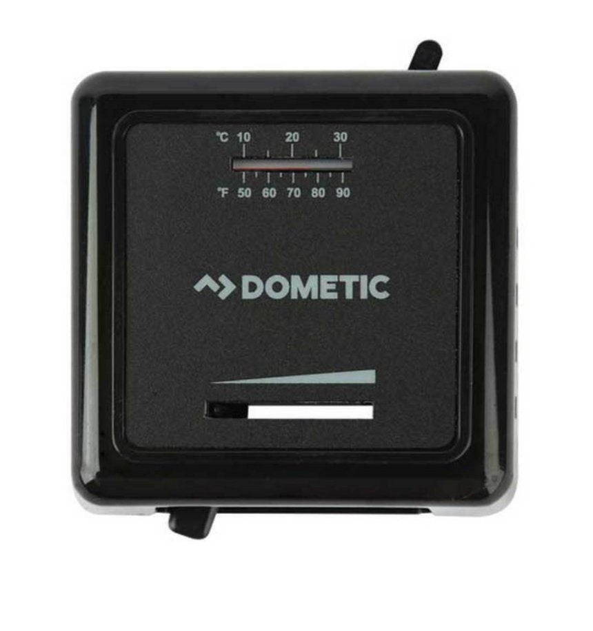 Dometic 32300 Single-Stage Wall Thermostat With On/Off Switch - Black - Young Farts RV Parts