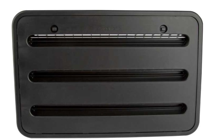 Dometic 3316941.005 - Refrigerator Side Wall Vent, Black - Young Farts RV Parts