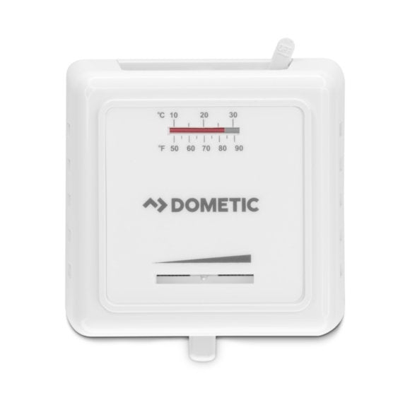 Dometic 38453 - Hydroflame Wall Thermostat with On-Off Switch, White - Young Farts RV Parts