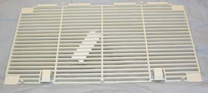 Dometic Air Conditioner Ceiling Assembly Grille Shell White - 3104928.001 - Young Farts RV Parts