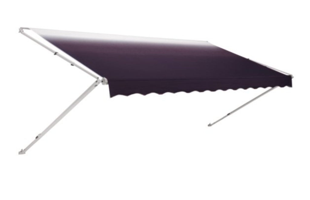 Dometic Corp 848NV21.40TB - 8500 Patio Awning, Maroon, 21', White Weathershield/ White End Cap - Young Farts RV Parts