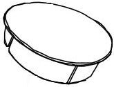 Dometic Toilet Flush Mechanism Cover 385311656 - Young Farts RV Parts