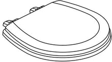Load image into Gallery viewer, Dometic Toilet Seat D-Shape Closed Front White for 910/ 911 - 385344436 - Young Farts RV Parts