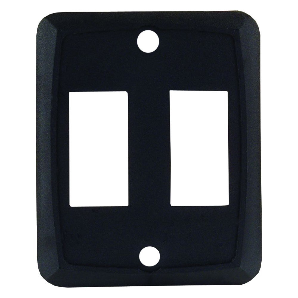 Double Face Plate, Black - Young Farts RV Parts
