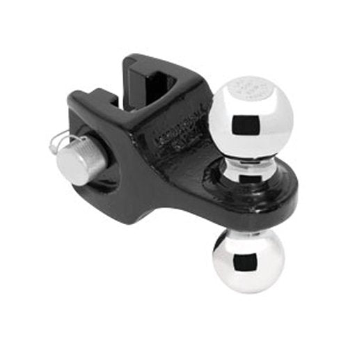 Draw-Tite 63076 - Trailer Hitch Ball Mount Accessory, Adjustable Dual-Ball, 14,000 lbs. Capacity, Black - Young Farts RV Parts