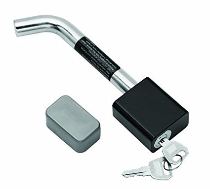 Draw-Tite 63223 - Trailer Hitch Lock, Fits 2 in. & 2-1/2 in. Receivers, 5/8 in. Pin Diameter, Bent Pin - Young Farts RV Parts