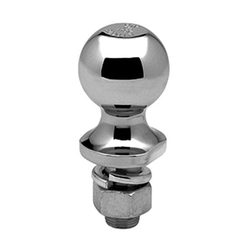 Draw-Tite 63810 - Trailer Hitch Ball, 1-7/8 in. Diameter, 2,000 lbs. Capacity, Chrome - Young Farts RV Parts