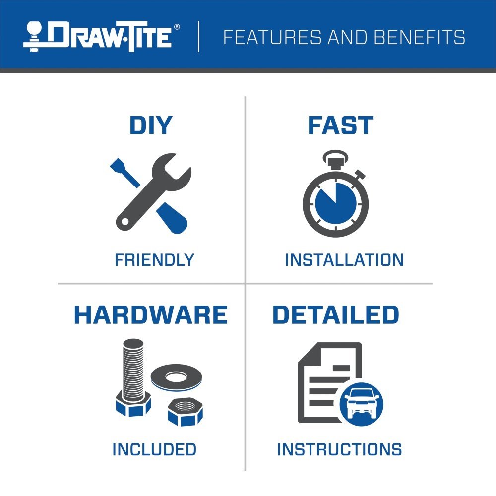 Draw Tite® • 76603 • Max-Frame® • Trailer Hitches • Class III 2