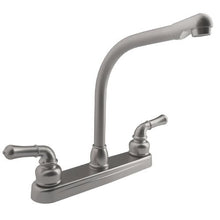 Load image into Gallery viewer, Dura Faucet DF-PK210C-SN - Dura Classical Hi-Rise RV Kitchen Faucet - Brushed Satin Nickel - Young Farts RV Parts