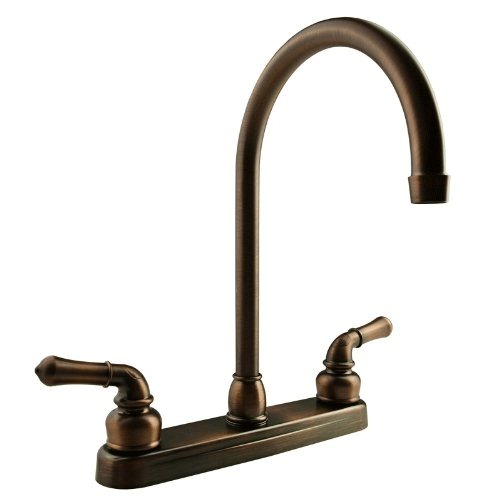 Dura Faucet DF-PK330HC-ORB - Dura J-Spout RV Kitchen Faucet - Oil Rubbed Bronze - Young Farts RV Parts