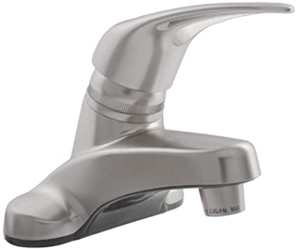 Dura Faucet DF-PL100-SN - Single Lever RV Lavatory Faucet, Satin Nickel - Young Farts RV Parts