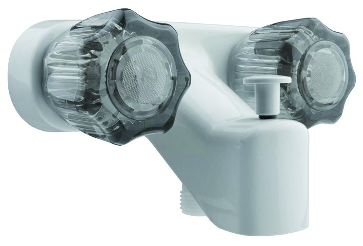 Dura Faucet DF-SA110S-WT - Dura RV Tub & Shower Diverter Faucet - White - Young Farts RV Parts