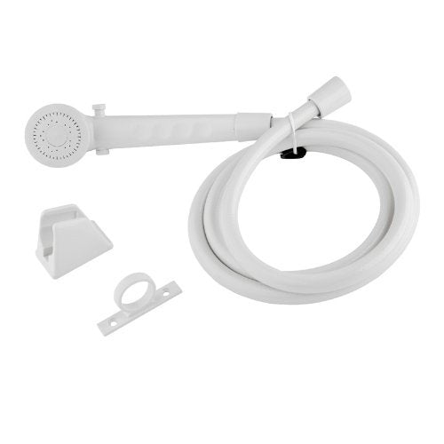 Dura Faucet DF-SA130-WT - Dura RV Shower Head & Hose - White - Young Farts RV Parts