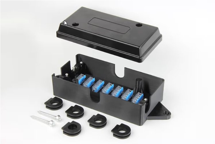 ETP Manufacturing ETP600 - New Gen Heavy Duty 7-Way Trailer Junction Box - Young Farts RV Parts