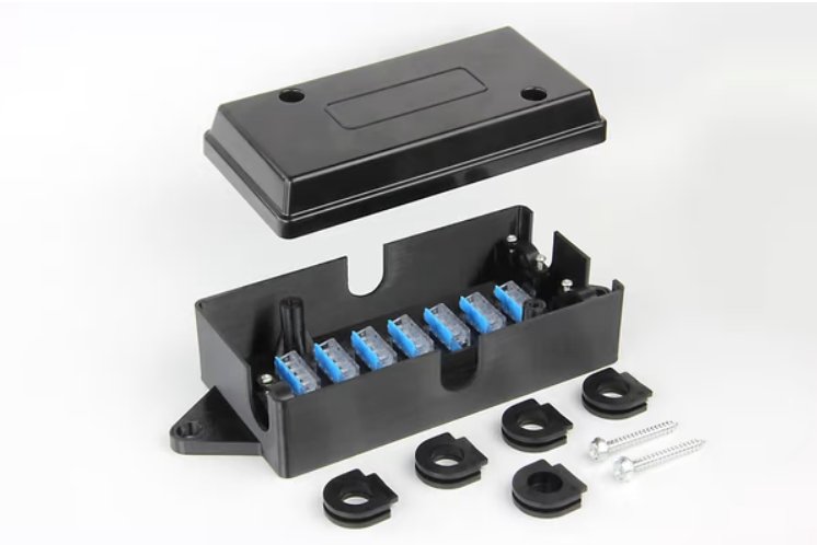 ETP Manufacturing ETP600 - New Gen Heavy Duty 7-Way Trailer Junction Box - Young Farts RV Parts