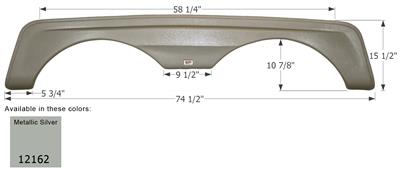Fender Skirt Icon 12162 - Young Farts RV Parts