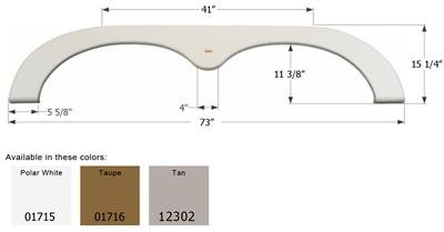 Fender Skirt Icon 12302 - Young Farts RV Parts