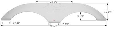 Fender Skirt Icon 12314 - Young Farts RV Parts