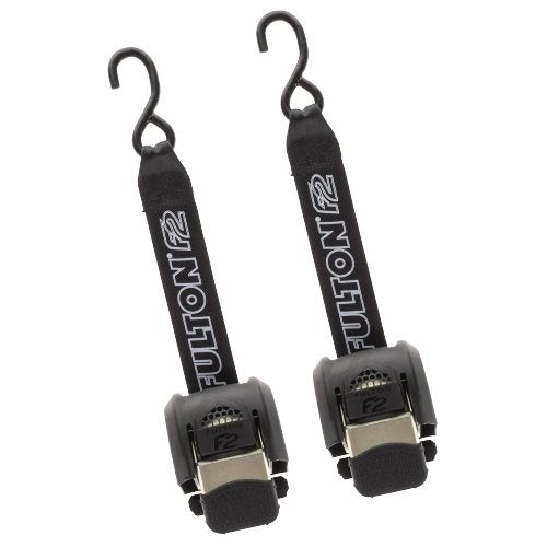 Fulton 2062000 F2 Series Zinc Ratchet Retractable Transom Tie Downs Straps - Young Farts RV Parts