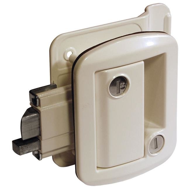Global Classic Pro Entrance Lock White - Young Farts RV Parts