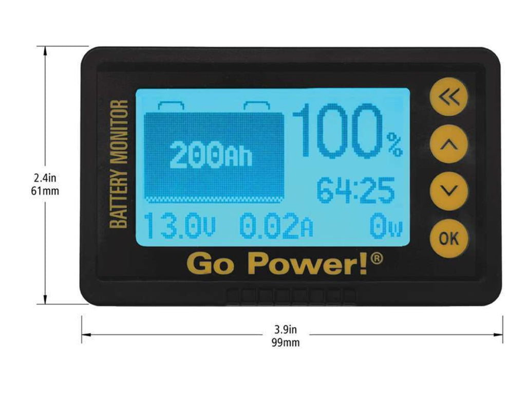 Go Power! GP-BMK-25 Battery Monitor - Young Farts RV Parts