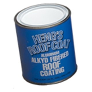 Heng's 43032 - 32 oz. Fibered Metal Silver Roof Coating - Young Farts RV Parts