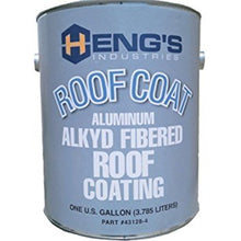Load image into Gallery viewer, Heng&#39;s 43128-4 - 128 oz. Fibered Metal Silver Roof Coating - Young Farts RV Parts
