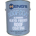 Heng's 43128-4 - 128 oz. Fibered Metal Silver Roof Coating - Young Farts RV Parts