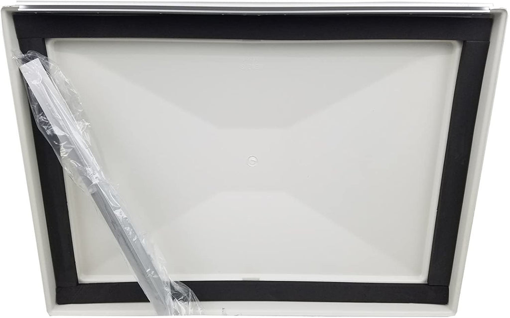 Hengs Industries 90008-C1 - 22" x 15" White Escape Hatch Vent Lid - Young Farts RV Parts