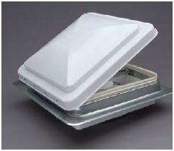 Heng's Industries Non-Power Roof Vent - with White Lid - 71111A-C2G1 - Young Farts RV Parts