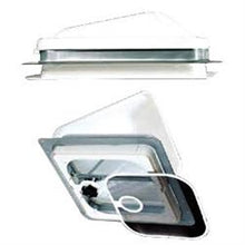 Load image into Gallery viewer, Heng&#39;s Industries RV Roof Vent Manual Opening Without Fan White Metal Base/ Smoke Lid V774401-C1G1 - Young Farts RV Parts