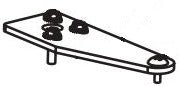 Ice Machine Door Hinge Westland 11698 - SSWT - Young Farts RV Parts