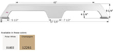 Load image into Gallery viewer, Icon 01803 Fender Skirt Various Gulfstream Brands Including Innsbruck/ Conquest 67-5/8 Inch 9-1/4 Inch, Polar White - Young Farts RV Parts