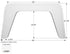 Icon Fender Skirt Various Damon Brands Including Ultra Sport 40 Inch 21-1/8 Inch Polar White 12684 - Young Farts RV Parts