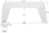 Icon Fender Skirt Various Sunland Brands 35-5/8 Inch 16-1/2 Inch Polar White 01912 - Young Farts RV Parts